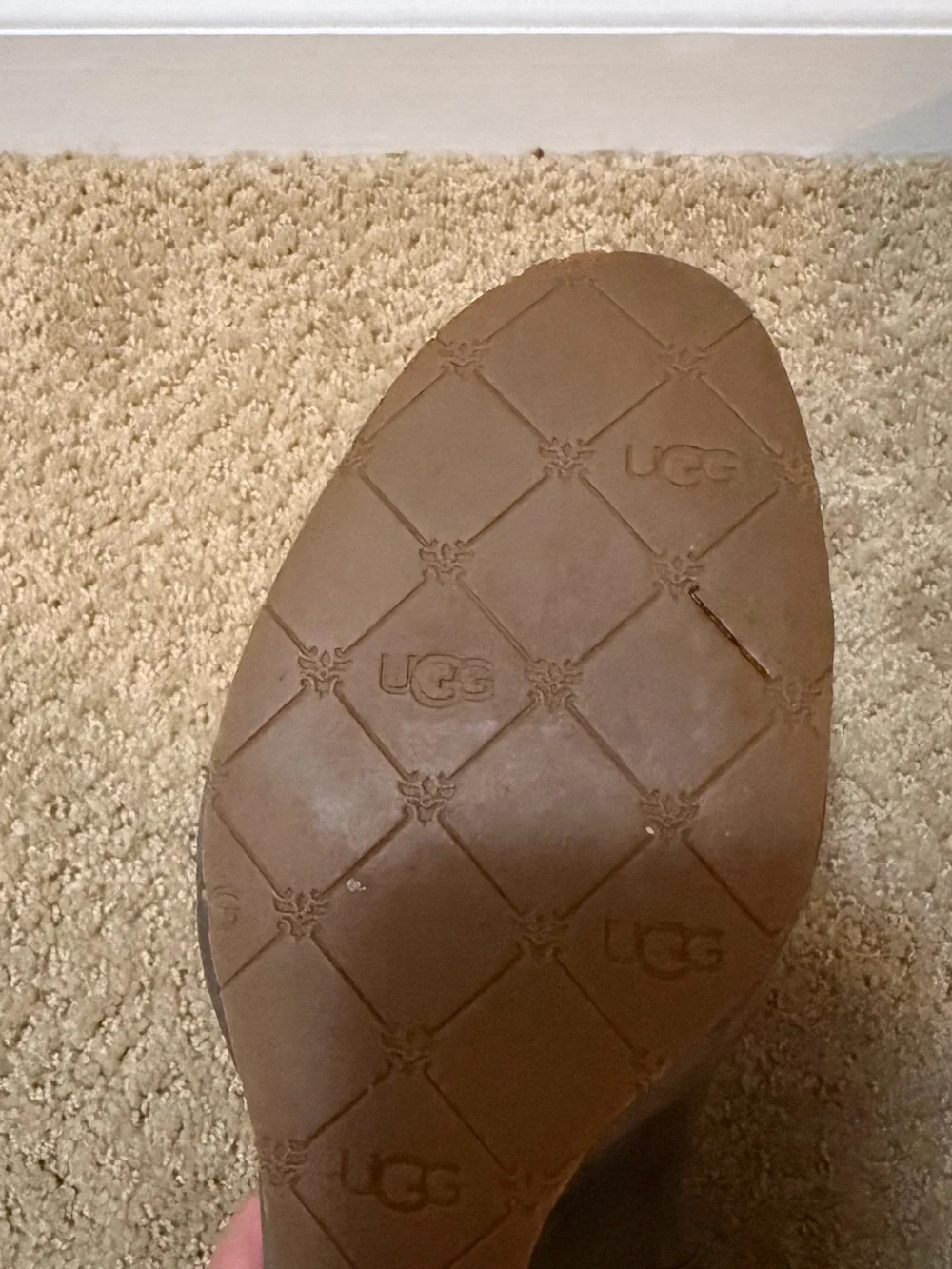 UGG Gray Wedge Ankle Boots - Sleek Zip-Closure Style